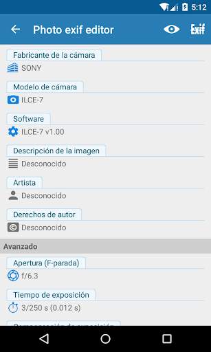 Photo exif editor screenshot 5