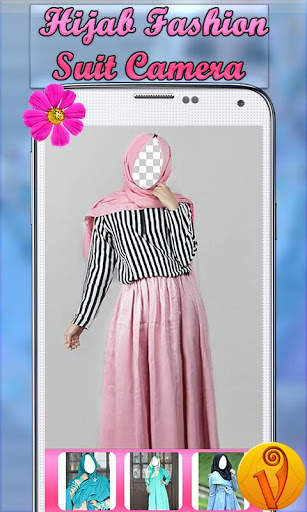 Hijab Fashion Suit Camera screenshot 2