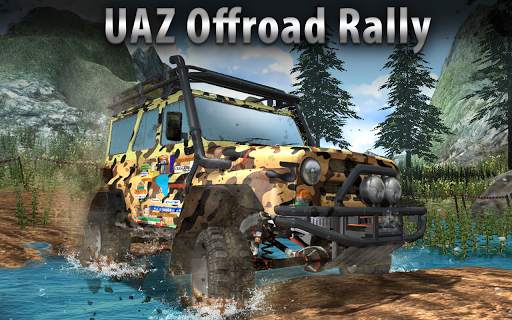Offroad rally: driving 4x4 trucks screenshot 1
