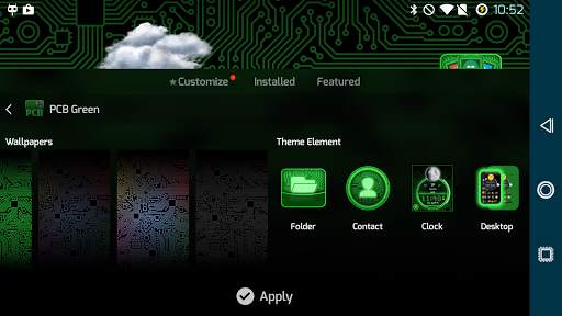 PCB Green ⁞ TSF Shell 3 Theme screenshot 9