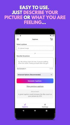 Caption AI: Instagram captions screenshot 2