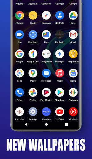 Vivo X60 pro Launcher, theme for Vivo X60 screenshot 2