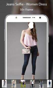 Selfie Jeans Women Photo Suit screenshot 4
