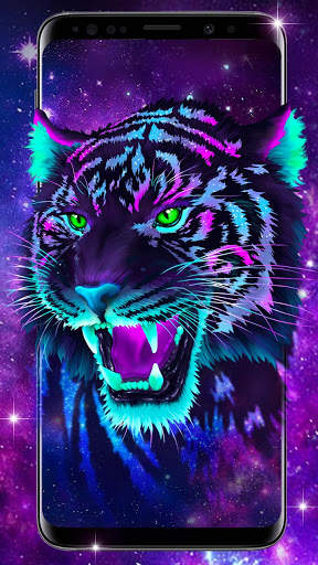 Galaxy Tiger Live Wallpapers screenshot 1