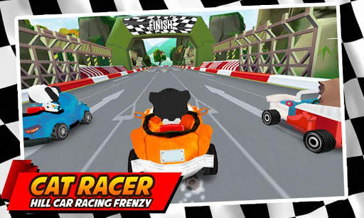 Cat Racing Fever 🏁 City Racing 3D Frenzy screenshot 3