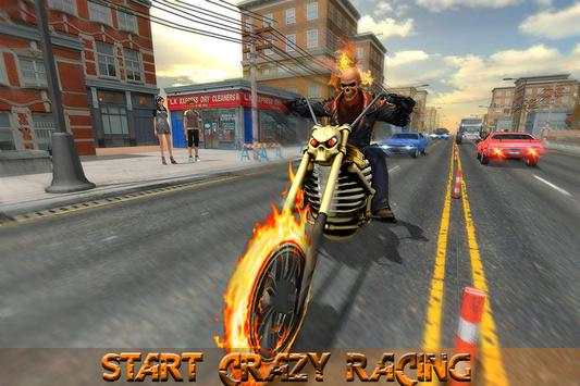 Scary Ghost Ride 3D Bike Racing screenshot 7