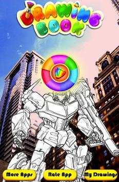Robot Transform Coloring Pages games free screenshot 1