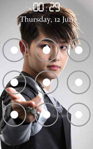 Song Joong Ki Pattern Lock Screen screenshot 2