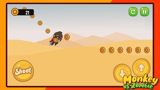 Monkey Vs Zombie 🐵⚔️👽 screenshot 3