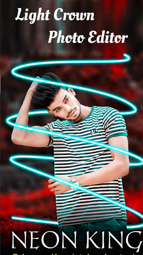 Light Crown Photo Editor - Neon Effect Camera 2020 screenshot 1