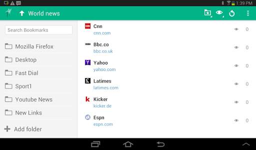 Eversync - Bookmarks and Dials screenshot 10