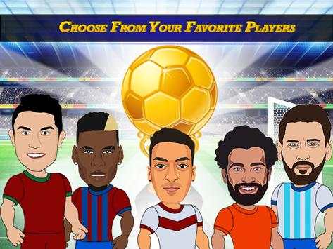 Palang Sepak bola Bebas Tendangan Tantangan screenshot 2