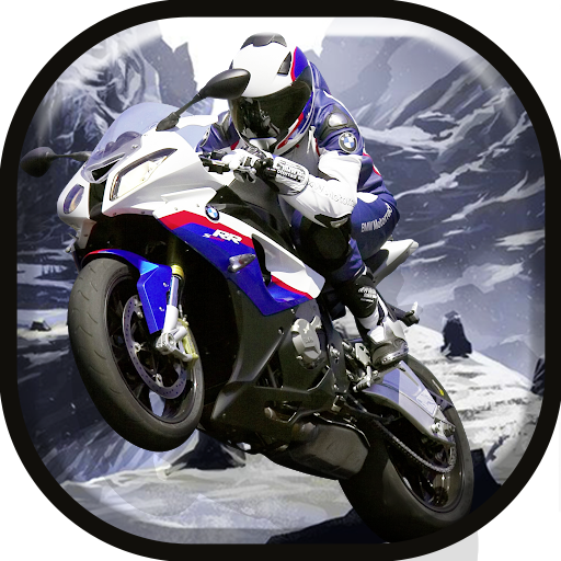 Motocross Racing: stunt winter icon