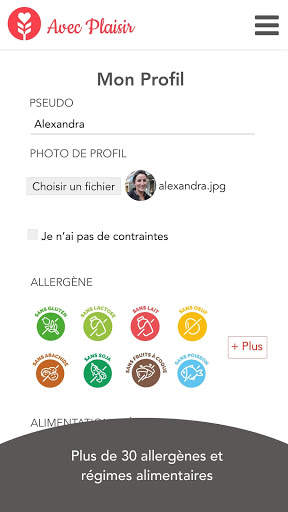 Avec Plaisir, l'expert gourmand sans allergènes screenshot 2