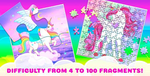 Unicorn Puzzles Game for Girls screenshot 2