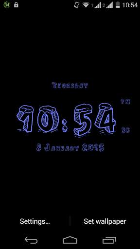 3D Clock Live Wallpaper screenshot 6