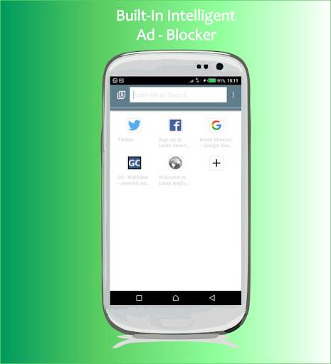Web Explorer: Private Browser screenshot 1