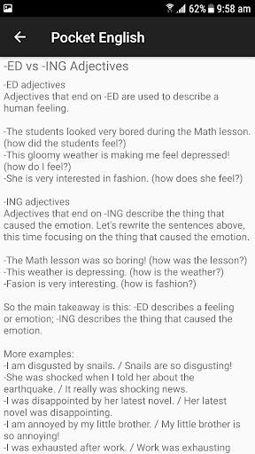Pocket English screenshot 8