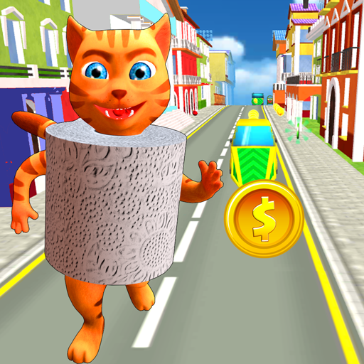 Toilet Paper Cat Run icon