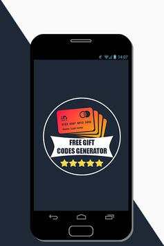 Free Gift codes Generator screenshot 1