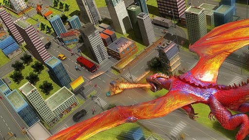 Wild Flying Dragon Attack Simulator screenshot 1