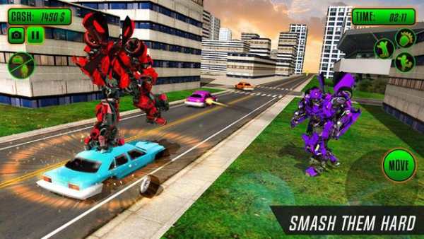 Autobot Car Robot War Transformer Free Game 2018 screenshot 2