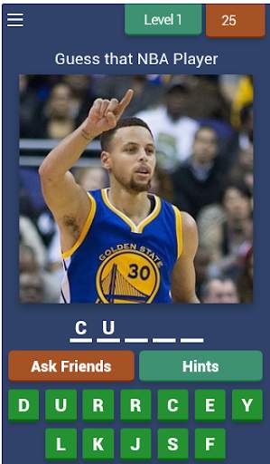 Guess that NBA player screenshot 1