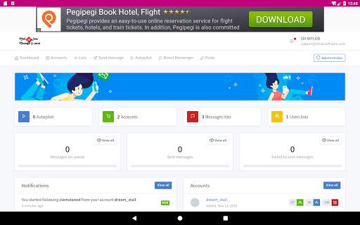 Multiple Accounts Messenger & Poster For Instagram screenshot 11