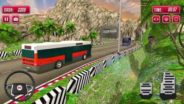 Tourist Bus Uphill Rush Hill Climb Racing Game 3D screenshot 3