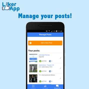 Liker App 4 تصوير الشاشة