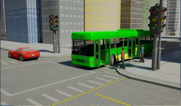 Traffic Bus Drive Simulator 3D screenshot 5