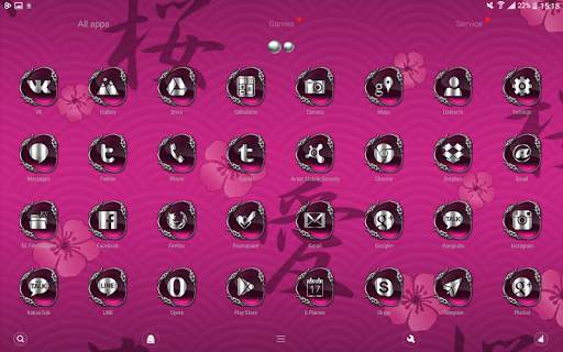 Asian Fantasy Go Launcher theme screenshot 12