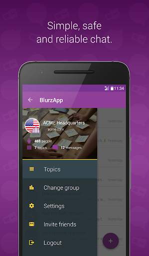 BlurzApp Messenger screenshot 2