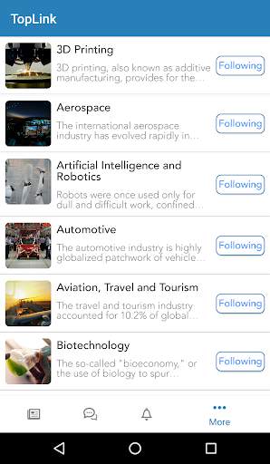 World Economic Forum TopLink screenshot 3