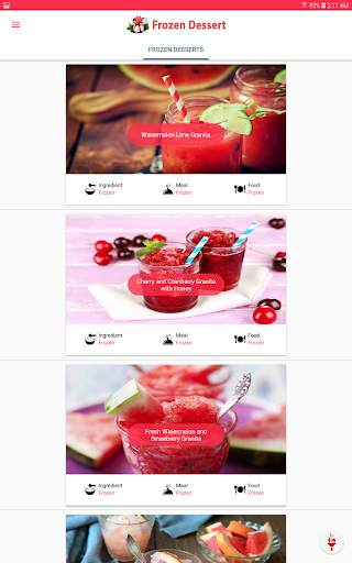 Dessert Recipes - Frozen Dessert Recipes screenshot 6