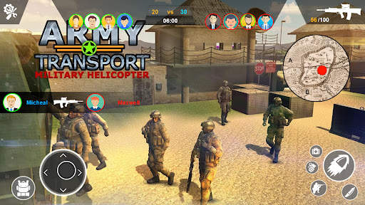 Army Transport Helicopter Game 2 تصوير الشاشة