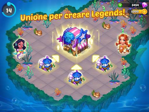 Merge Mermaids-magic puzzles screenshot 6