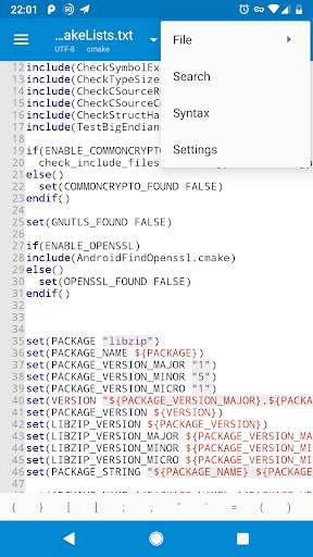 NMM File Manager / Text Edit screenshot 4