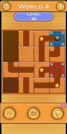 Unroll Me - Roll the ball - Sliding Puzzle Game screenshot 4