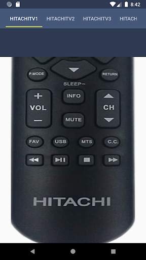Hitachi TV Remote screenshot 3