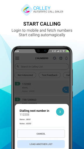 Auto Dialer Software - Calley screenshot 3
