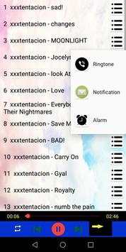 Enjoy the latest songs from xxxtentacion 1 تصوير الشاشة