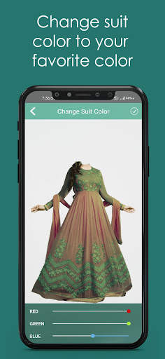 Anarkali Dress Photo Suit screenshot 5