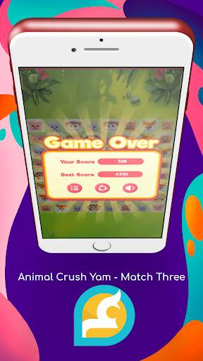 Animal Crush Yam - Match Three puzzle screenshot 5