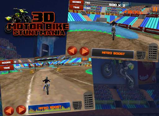 3D Motor Bike Stunt Mania screenshot 7
