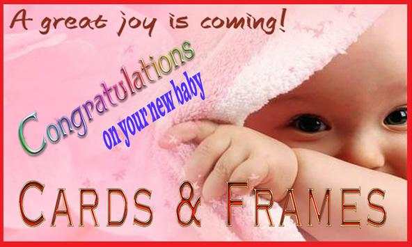 New Born Baby: Cards & Frames screenshot 1