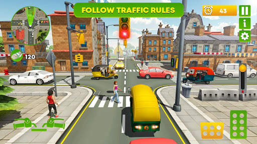 Tuk Tuk Rickshaw Driving Games screenshot 2