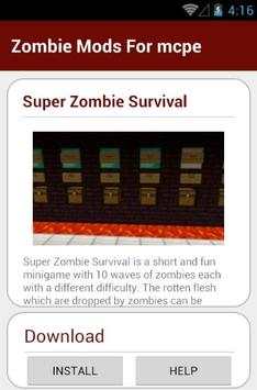 Zombie Mods For mcpe screenshot 4