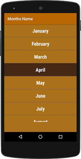 Learning Days of the Week and Months of Year names скриншот 2