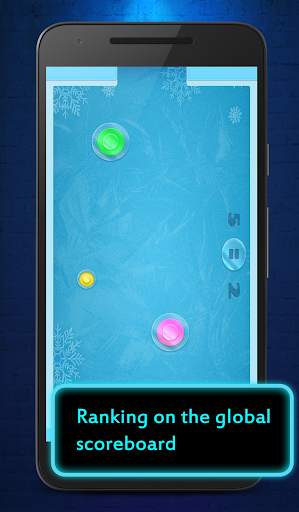 Hockey game - Neon Air Hockey screenshot 3